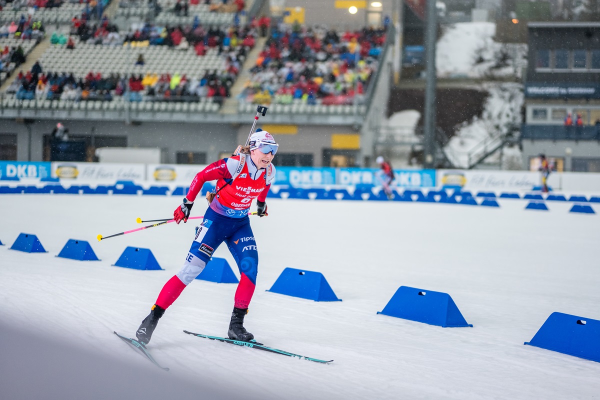 Michal Krčmář a Adam Václavík, stíhací závod mužů, SP Oberhof 2025